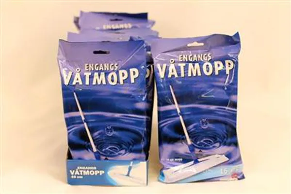 Hovedbilde Engangs Våtmopp 15 stk i Pakke - Stor Type 40cm  ...