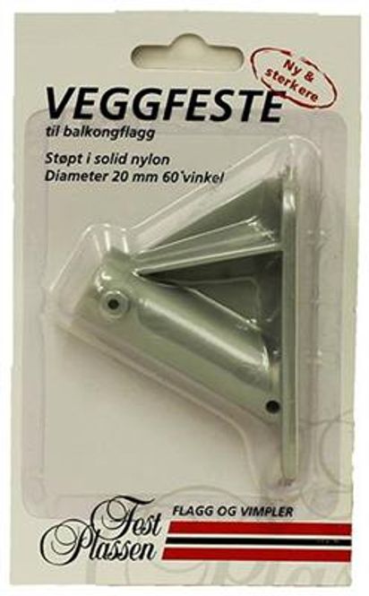 Hovedbilde Veggfeste for Flagg 20mm 60`vinkel