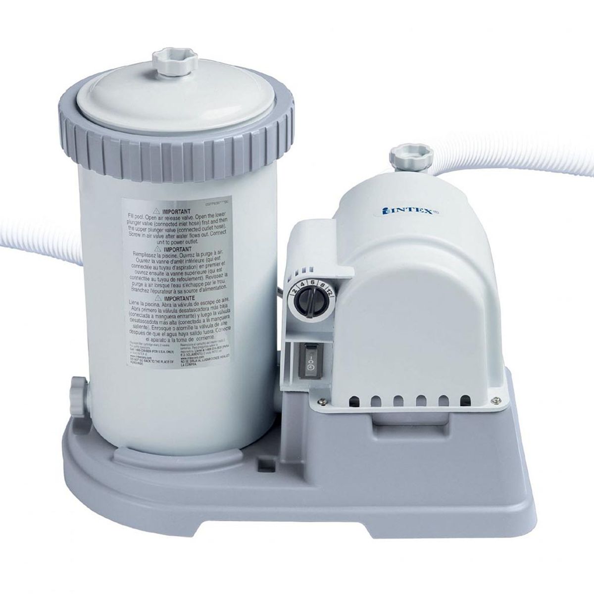Bassengpumpe med Filter 9463 Liter i timen - Intex