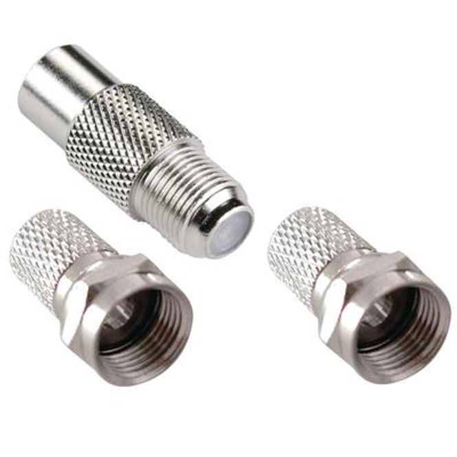 Hovedbilde Tilkoblingssett for Tv-Kabel - 2 stk ...