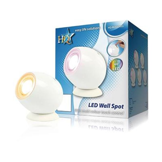 Hovedbilde Veggspott - Fargeskiftende LED-Spott - USB-Drevet ...