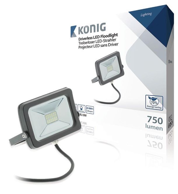 Hovedbilde Led-lampe Ute og Innebruk 10 Watt Enkel ...