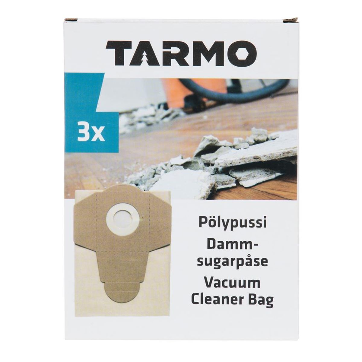 Støvsugerposer til Tarmo støvsuger - T310851 - 3stk i pk