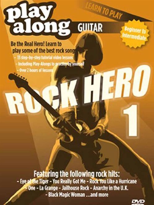 Hovedbilde EL-Gitarkurs - Play Along Guitar - Rock Hero 1 ...