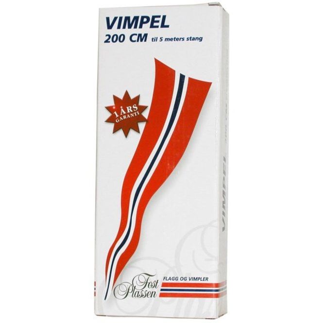 Hovedbilde Flagg Vimpel 200cm - 5 Meter Stang