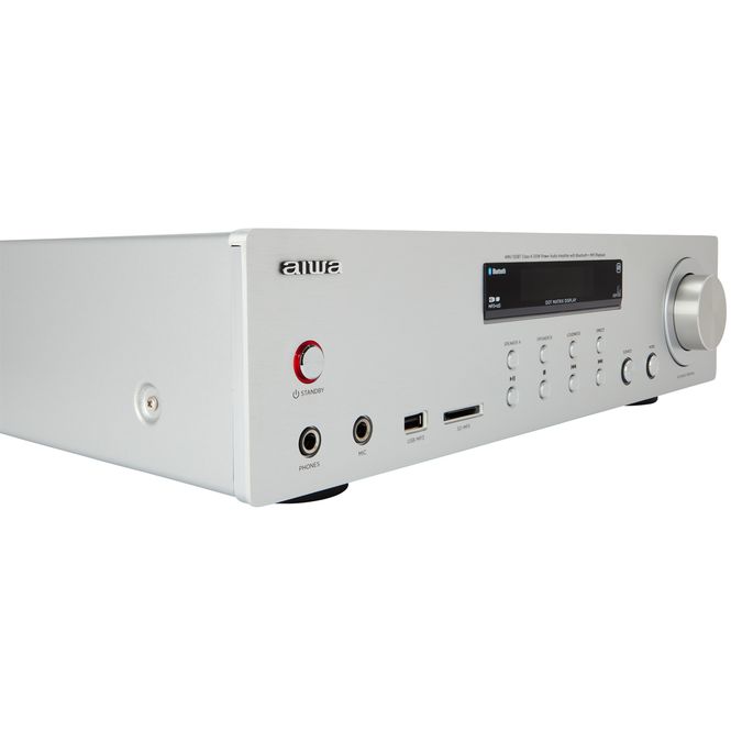 Hovedbilde Aiwa Forsterker Med Bluetooth 2x 60 Watt RMS Sølv