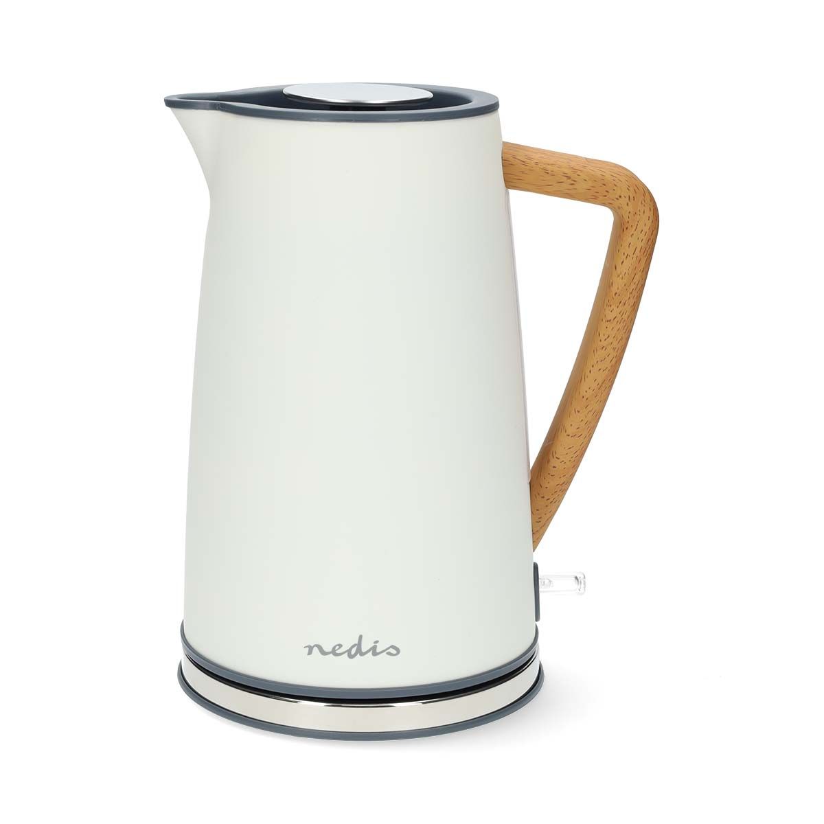 Vannkoker - 1,7 Liter - 2200 W - Beskyttelse Mot Tørrkoking - Hvit