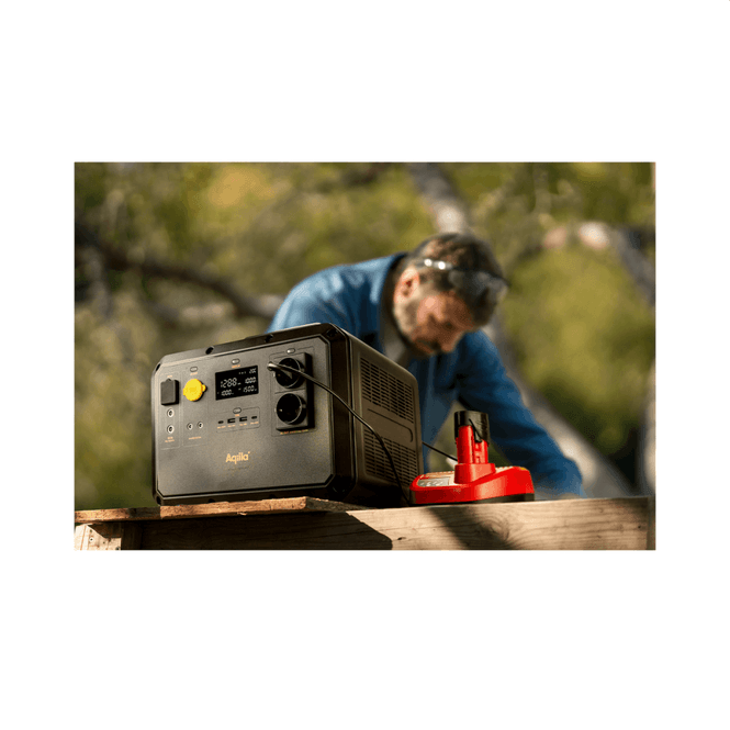 Hovedbilde 1500W Power Station Batteribank Med ...