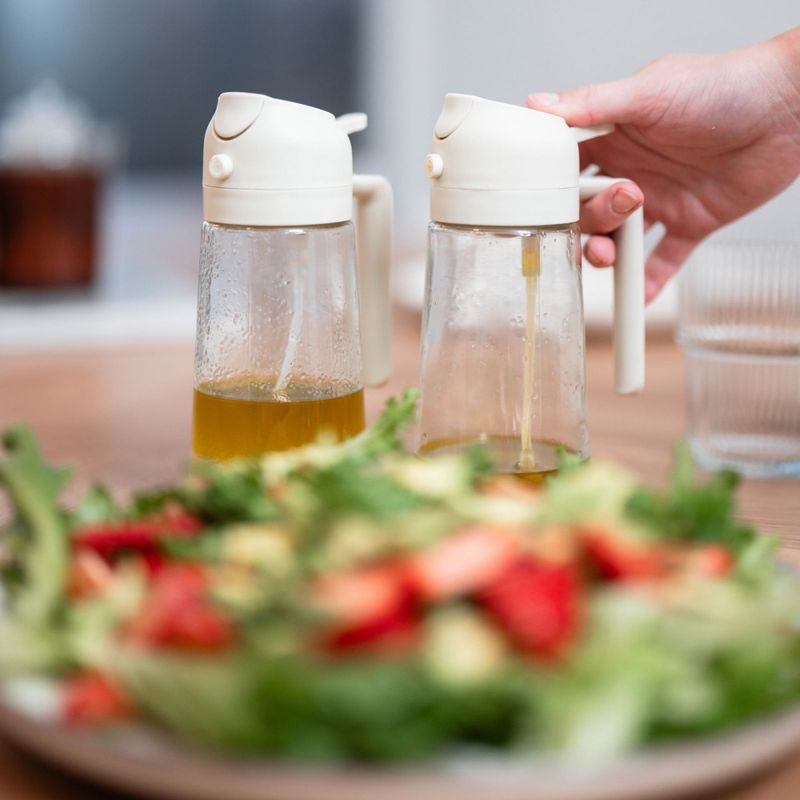 Matoljespray 2-i-1 Dusj & Helle 470ml (2-Pakning) – Perfekt til Airfryer, Pizza og salater