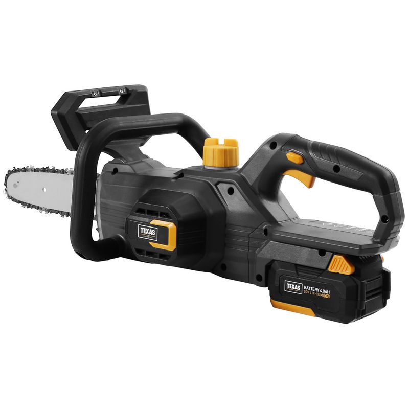 Batteridrevet Motorsag - 20V m/Batteri & Lader - 25 cm sverd - Texas CSX2000