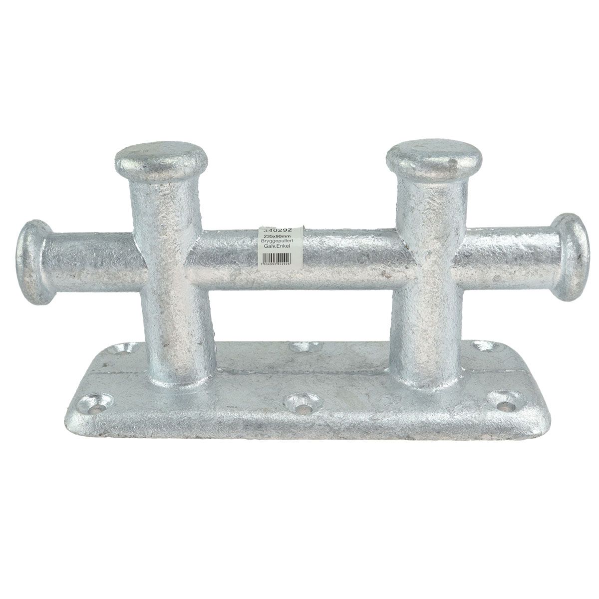 Bryggepuller Dobbel 180x70mm Varmgalvanisert