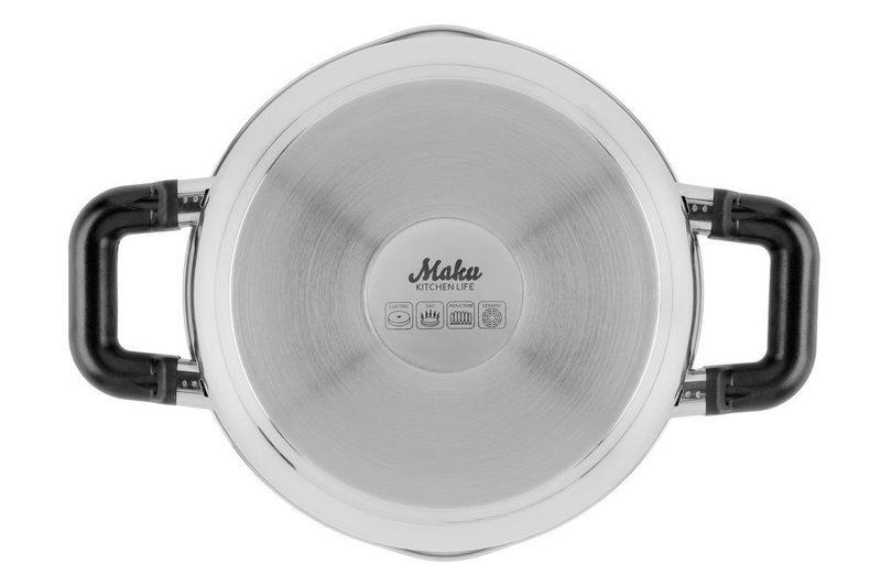 Gryte med Helletut og Sil 3 Liter 20 cm – Stålpanne Ease fra Maku Kitchen Life
