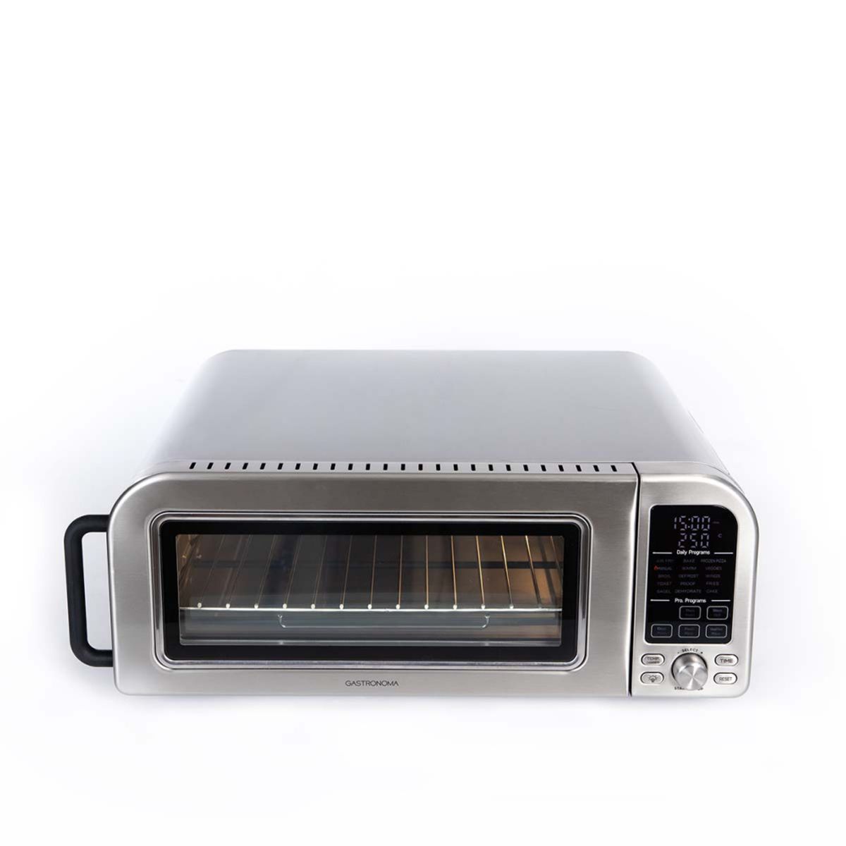 Pizzaovn - Luftfrityr 18 Liter 2000 Watt - 15 Funksjoner - Rustfritt Stål