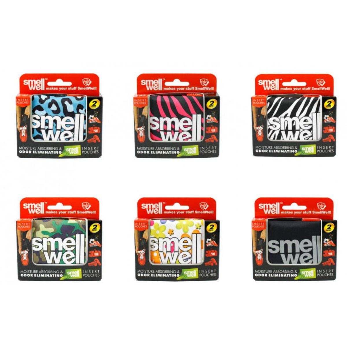 SmellWell Luktfjerner - Assorterte Farger 2 pk