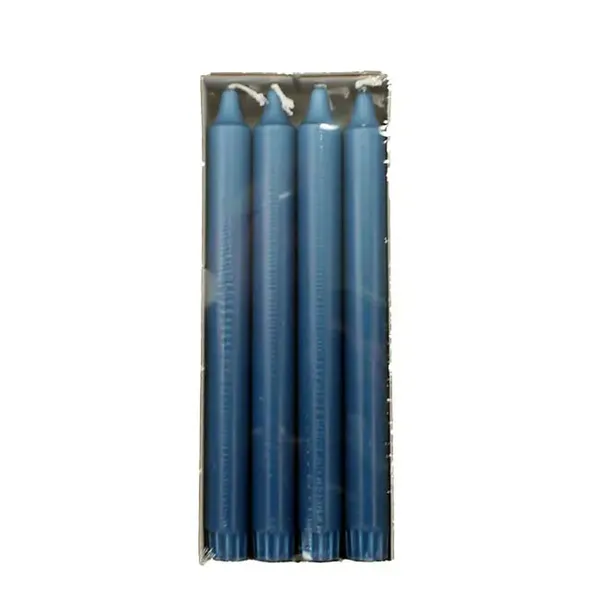 Hovedbilde Stearinlys - Kronelys - Turkis - 8-pk