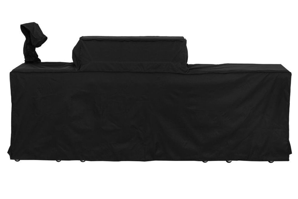 Utekjøkken Ametist 6+2 i Rustfritt Stål fra Mustang - Inkludert Kjøleskap og Vannkran