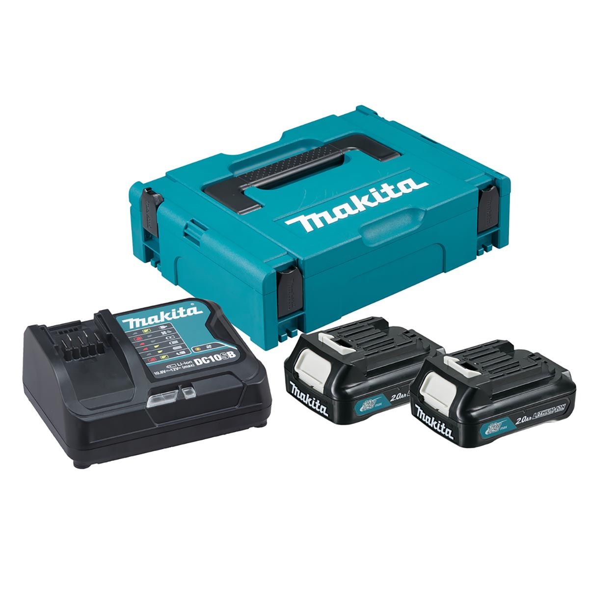 Makita Batterisett 12V CXT ® 2x2,0Ah Li-ion 197658-5