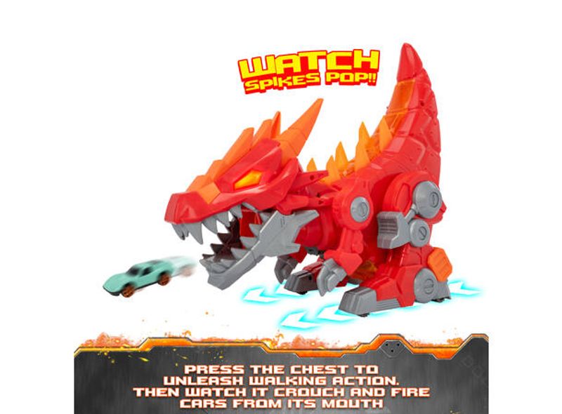 Mega Beast - Mekanisk gange - Skyter ut lekebil