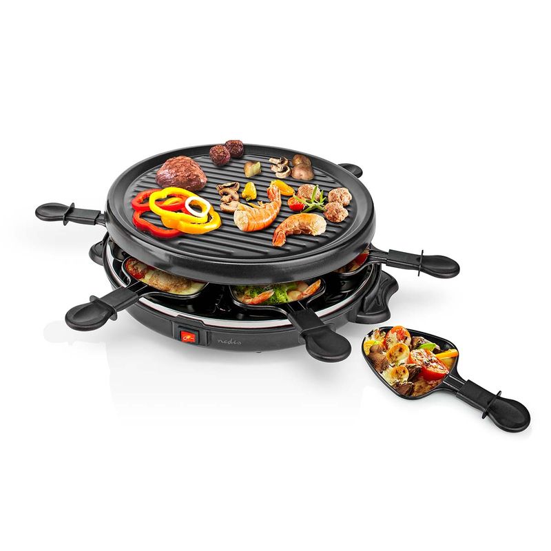 Gourmet Raclette Grill Rund For Opptil 6 Personer