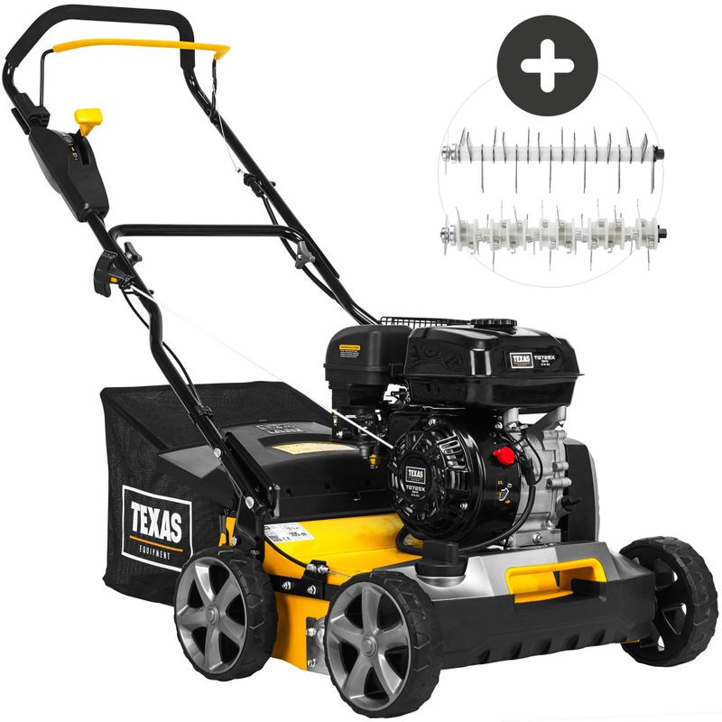 Bensindrevet Mosefjerner & Plenlufter 2-i-1 (40cm) – Texas Pro Cut 400TG m. Oppsamler