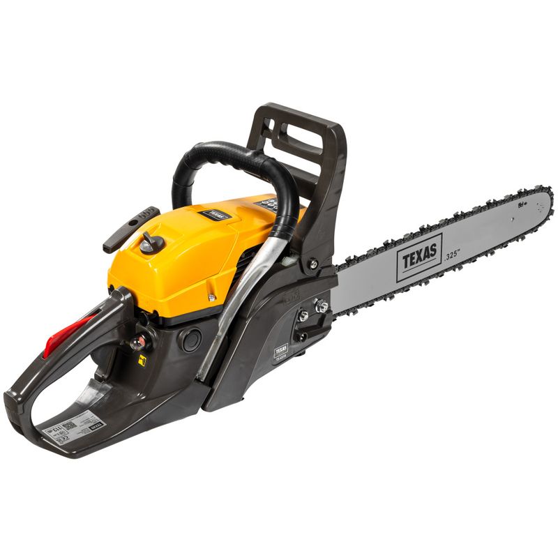 Kraftig bensindrevet motorsag - 2-takts 45cc - 45 cm sverd - Texas TS4518