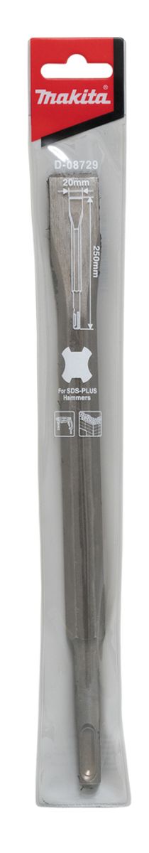 Makita Flatmeisel 20x250 mm SDS-Plus D-08729