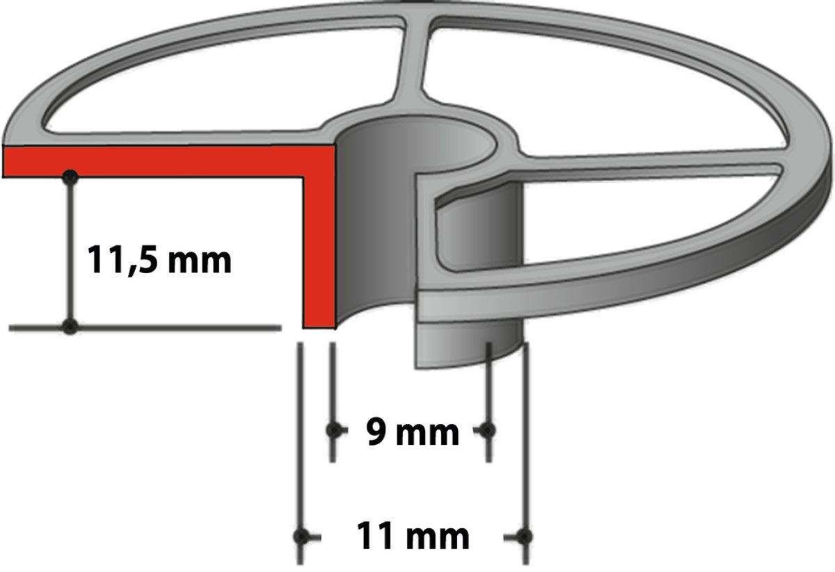 Makita Kopieringshylse 9x11x115 mm 193331-5