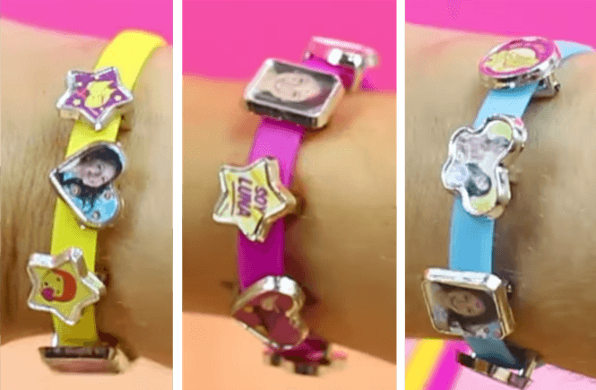 Hovedbilde Armbånd for Barn 3-Pakning m/ 18 Utbyttbare ...