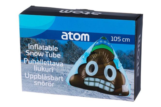 Hovedbilde Snowtube Oppblåsbart Akebrett formet som en Bæsj ...