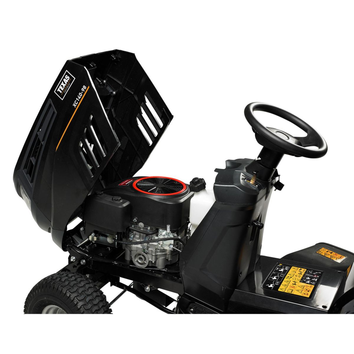 Texas plentraktor XC140-98 klippebredde 98 cm med bioklipp 90063129