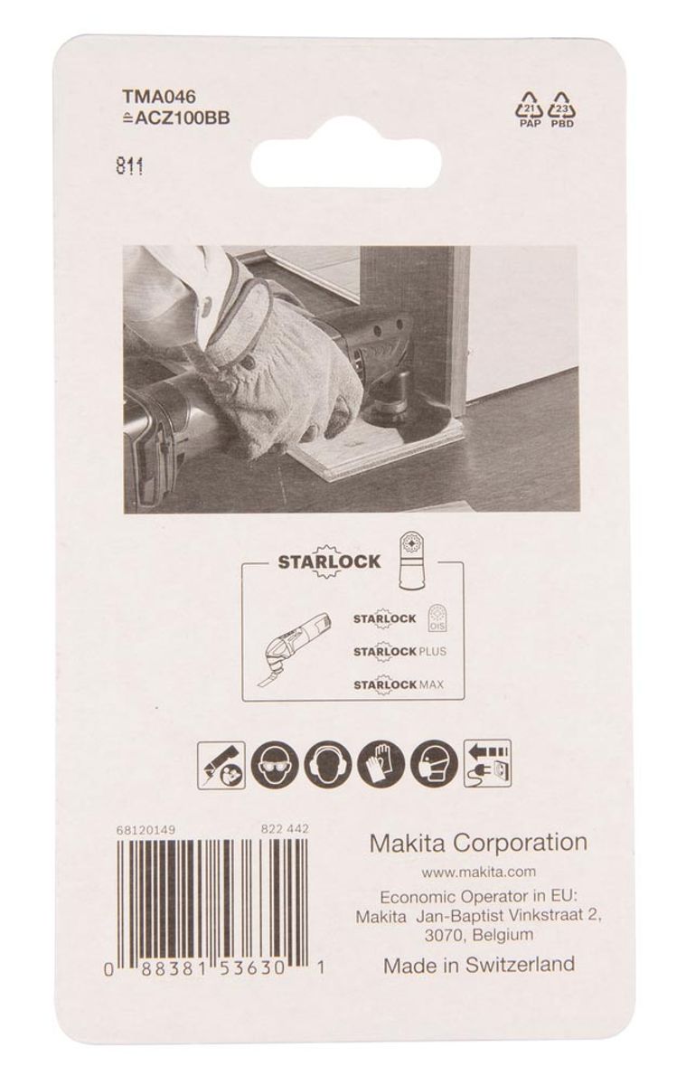 Makita Segmentsagblad 100 mm BiM Starlock Tre/Metall B-64808