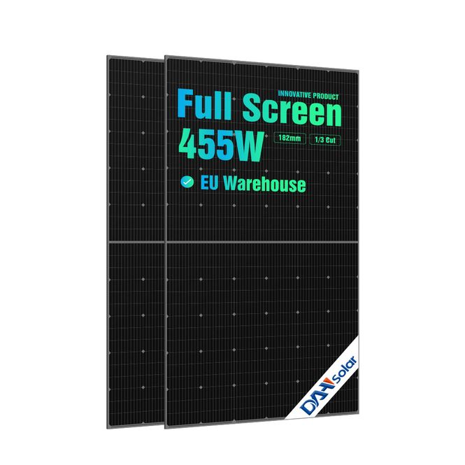 Hovedbilde 10BB Full Screen Full black PV module Mono 455W  ...
