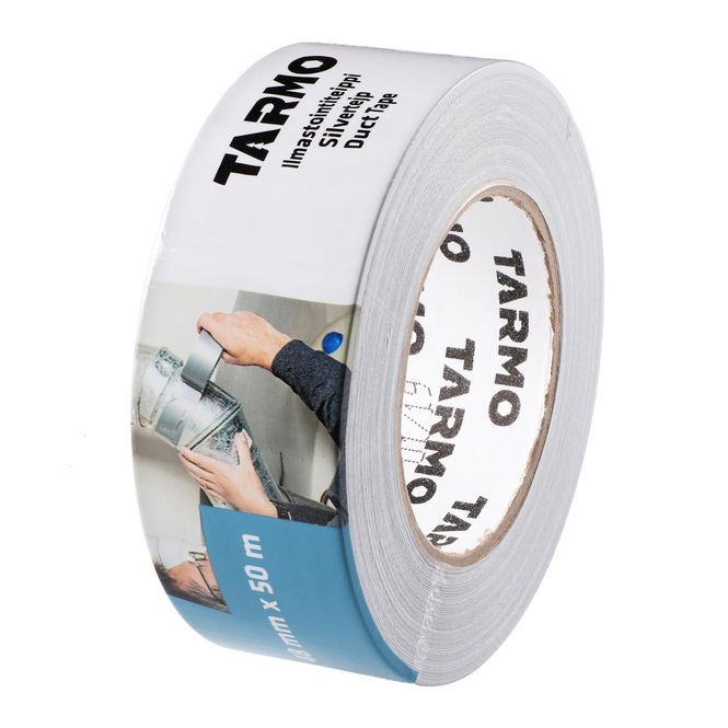 Hovedbilde Sølvtape - Gaffatape Sølvgrå 48mm x 50 meter