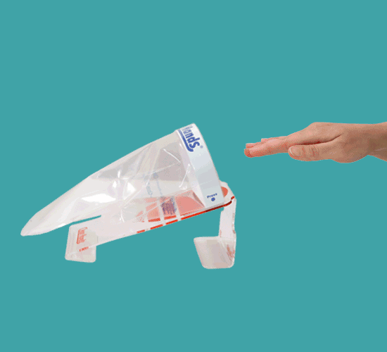 Hovedbilde Clean Hands 3 Fingre plasthanske  500 stk i ...