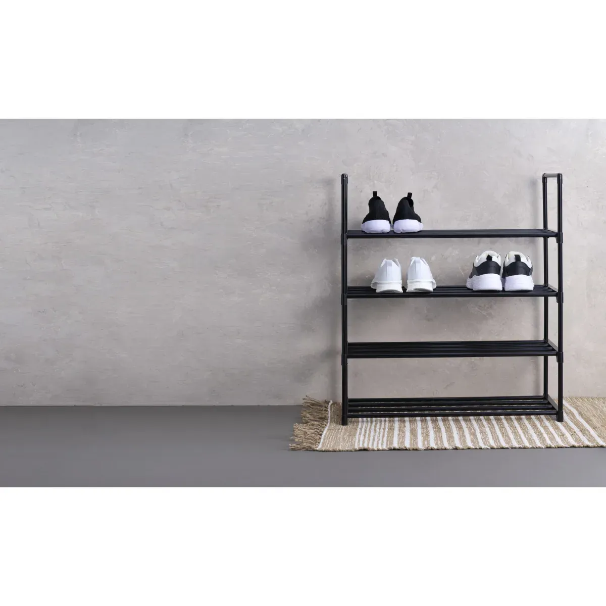 Skohylle - Sort Metall