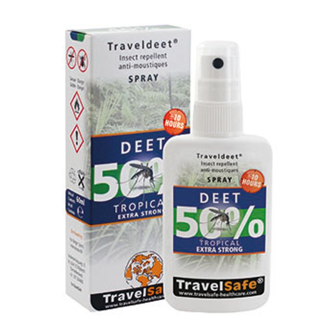 Hovedbilde Myggspray - Traveldeet 50% - 60ml Sprayflaske