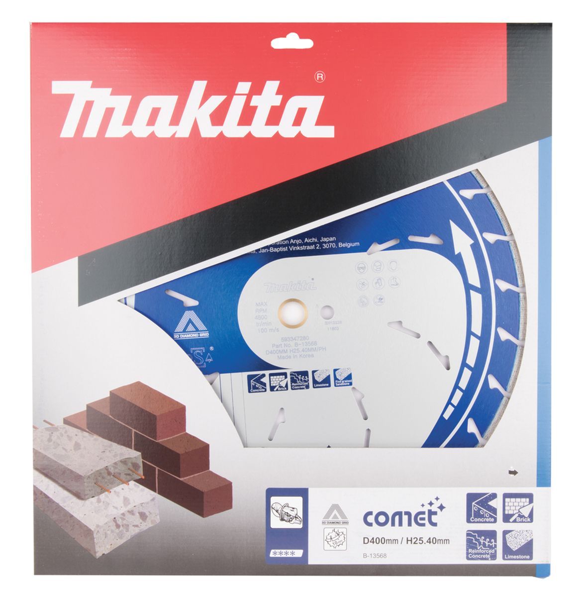 Makita Diamantskive 400 mm Comet B-13568