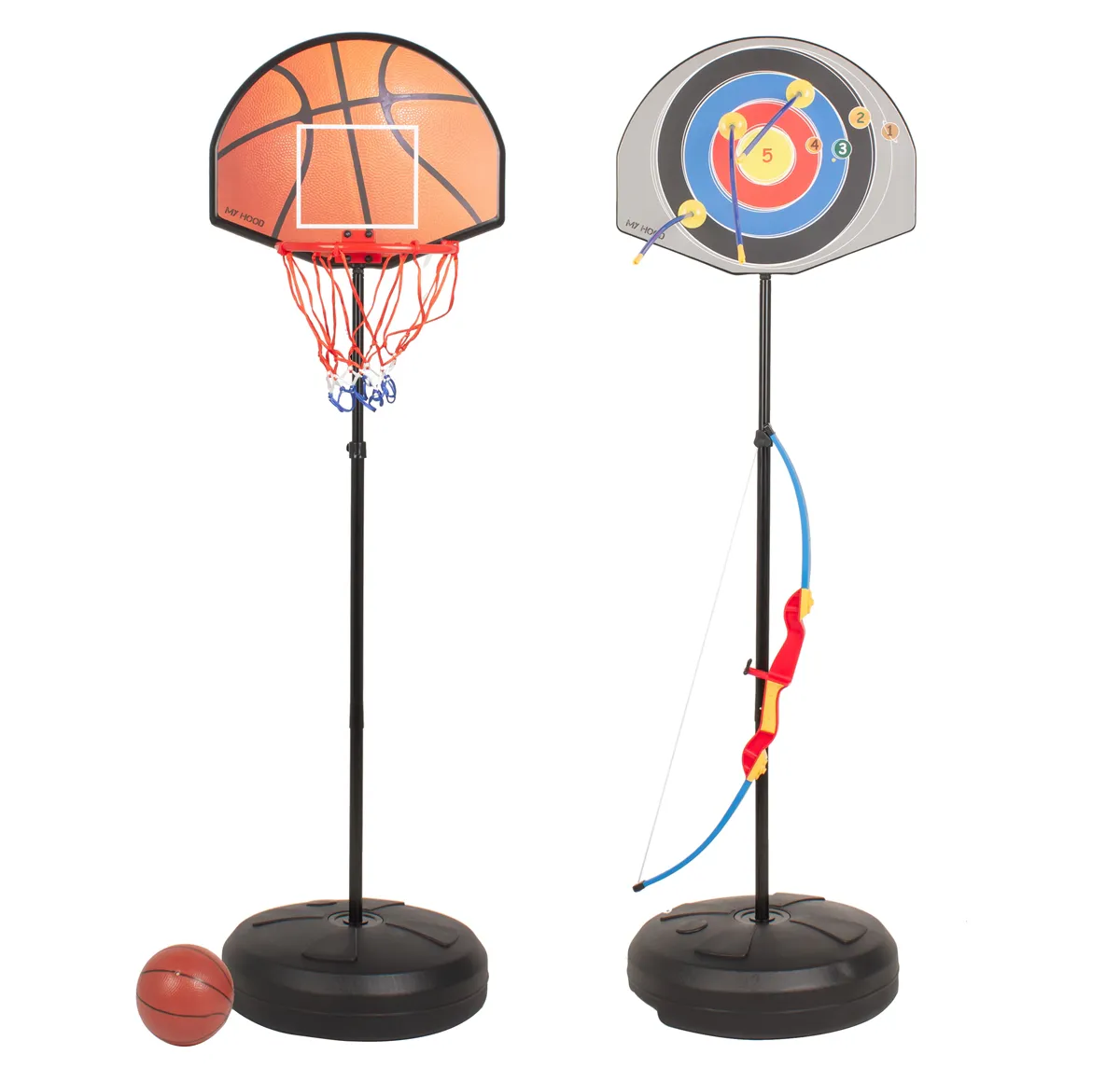 Basketball og Bueskytterblink kombi på stativ - My Hood - Knallpris!