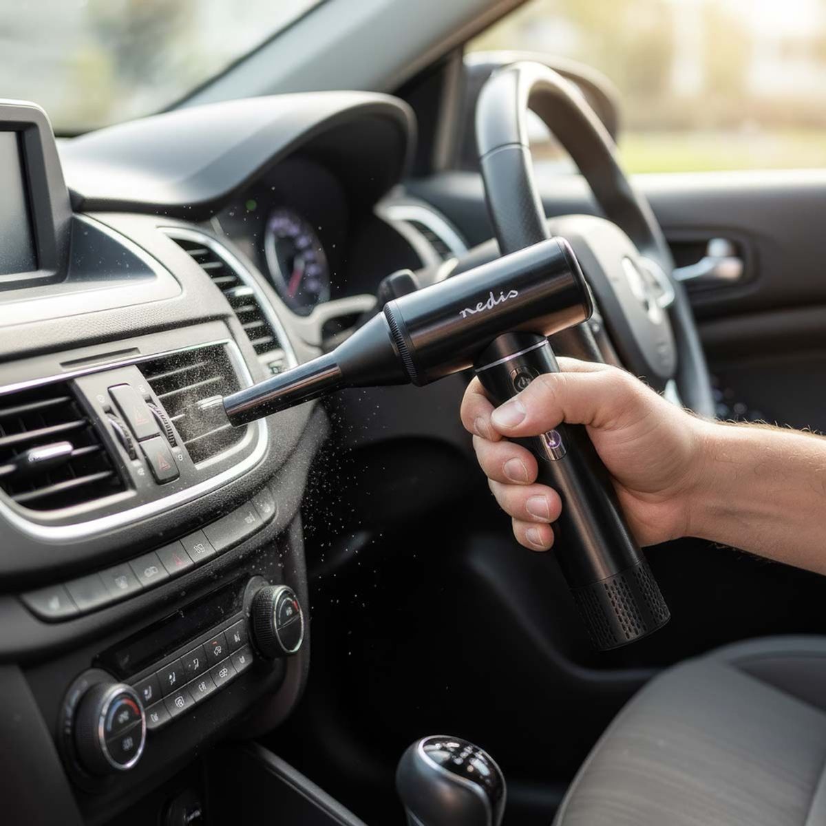 Trådløs turboluftblåser - Luftpistol med 5 dyser