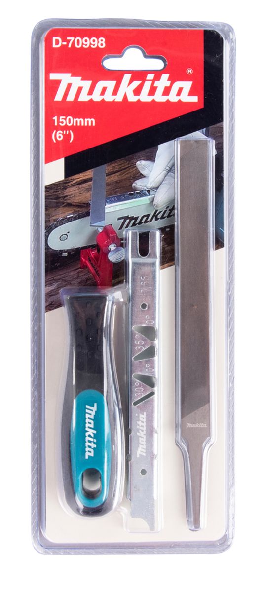 Makita Flatfil Med Håndtak Og Kjedemåler D-70998