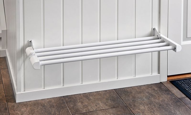 Skotørkehylle 90 cm bred Beha TSH80 Hvit