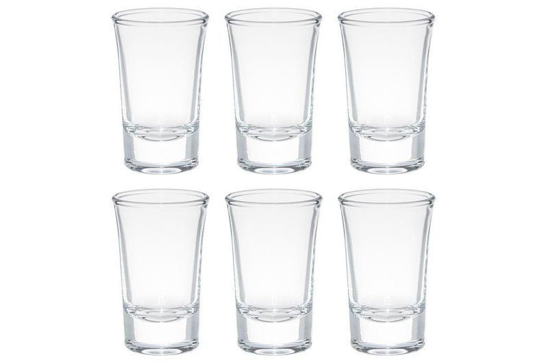 Shotglass 5 cl 6-Pakning i Klart Glass – Snapsglass og Dessertglass fra Maku Kitchen Life
