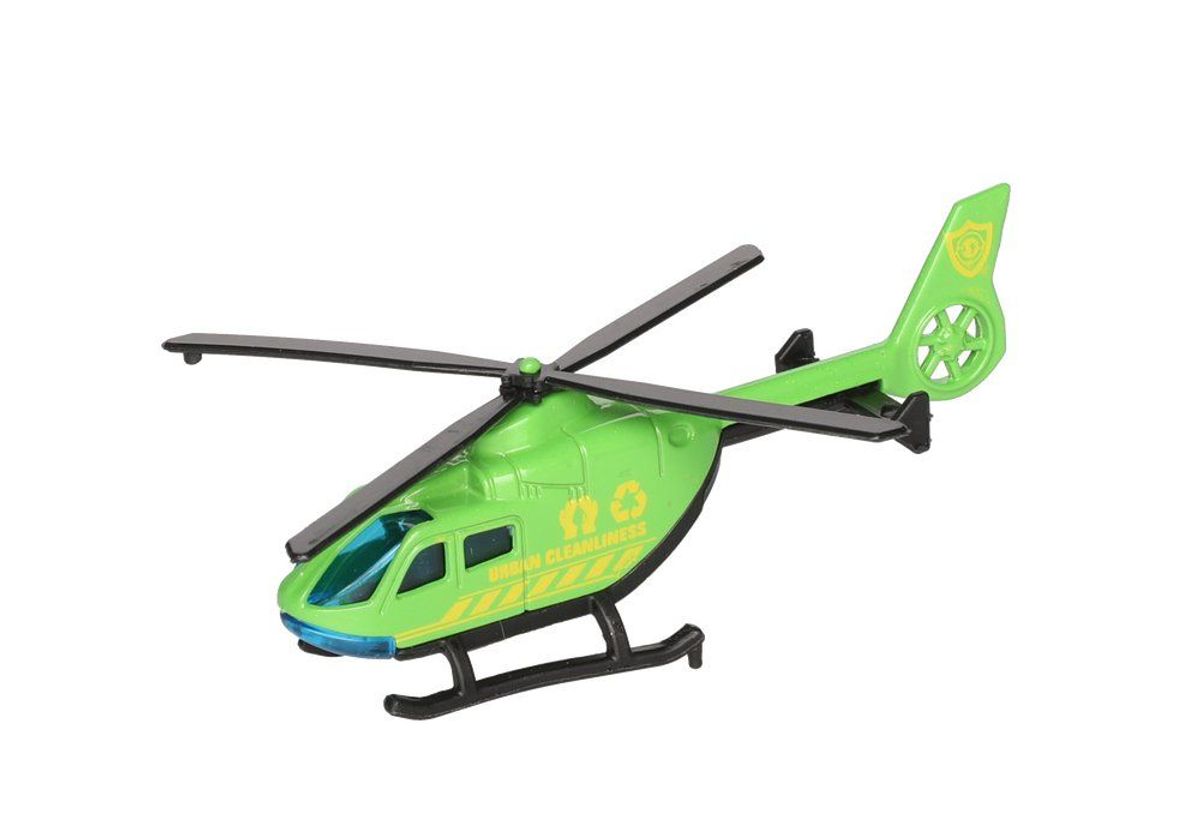 Parkeringshus med Helikopter, Biler og Lekematte - City Garage fra SixSix-Zero