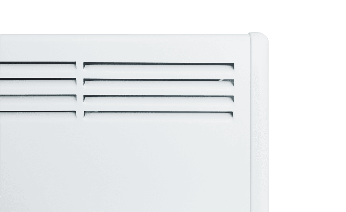 Beha Panelovn Smartovn med stålfront og Wifi - 1000W - Hvit PV 10 - Norskutviklet varmeovn