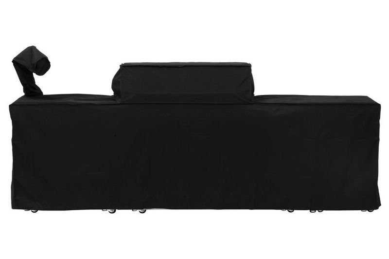 Gassgrill Black Diamond 6+2 Utekjøkken, Med Kjøleskap Og Vannkran - Mustang