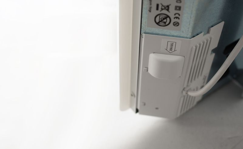 Beha panelovn smartovn med glassfront og Wifi - 1250W - Hvit PGV 12 - Norskutviklet varmeovn