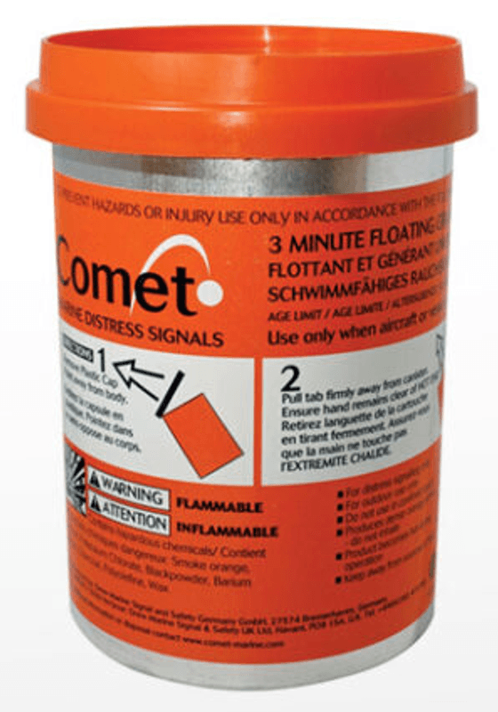Røyksignal - Flytende - 3 minutter - Oransje - Comet