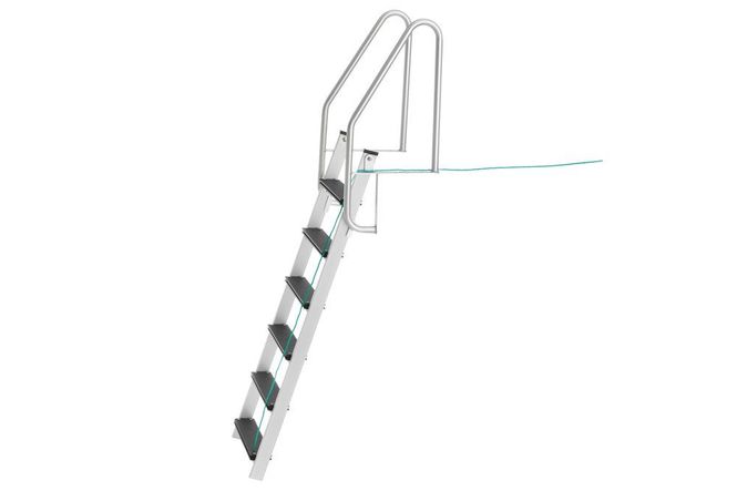 Hovedbilde Badetrapp - Bryggestige Foldbar Med 6 Trinn - ...