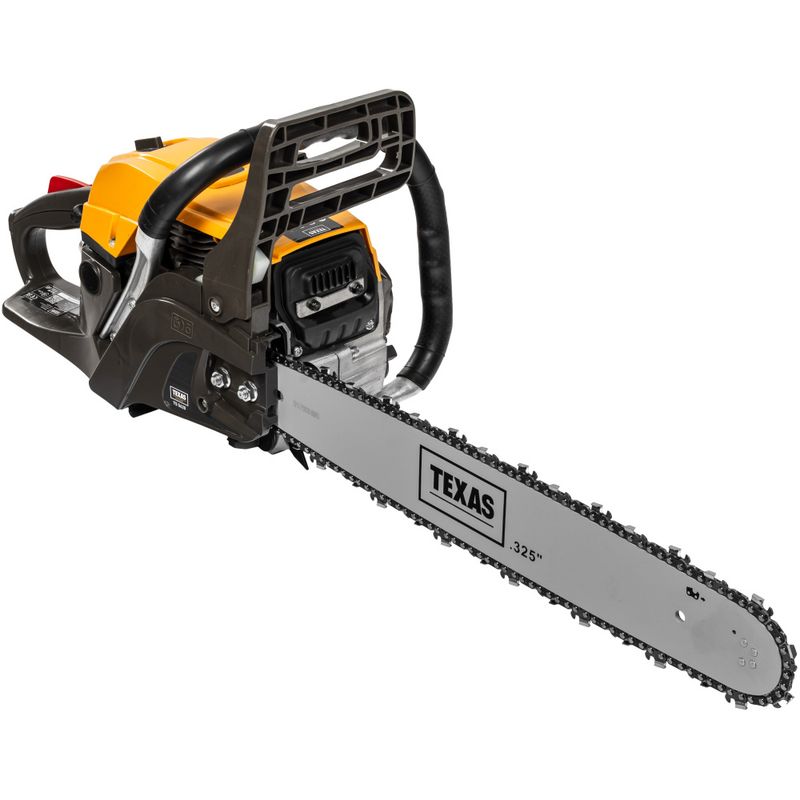 Kraftig bensindrevet motorsag - 2-takts 56cc - 50 cm sverd - Texas TS5620