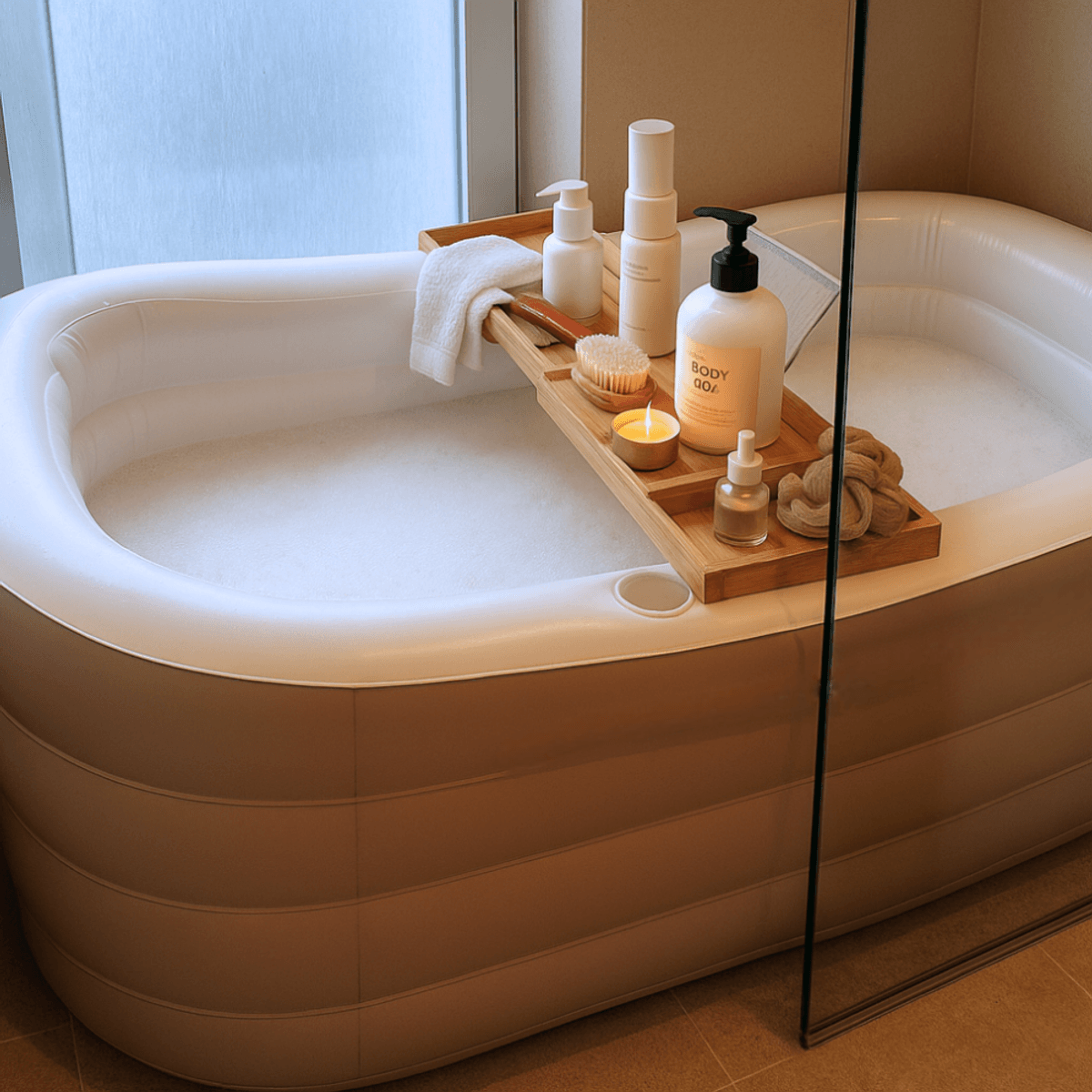 Badekar - Oppblåsbart Badekar 135x75x45cm